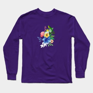 Flower Birds Long Sleeve T-Shirt